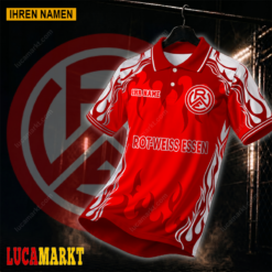 Rot-Weiss Essen - Polo Hemd Neuer Stil mit Ihrem Namen