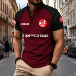 Rot-Weiss Essen - Sport-Poloshirt Neue Version mit Ihrem Namen