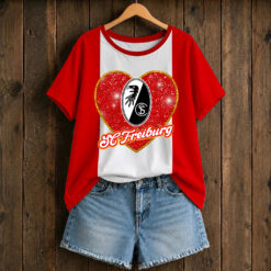 SC Freiburg – T-Shirt Herz-Design