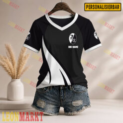 SC Freiburg - Damen V-Shirt Neue Version mit Ihrem Namen
