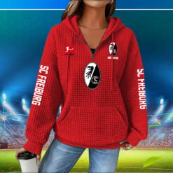 SC Freiburg – Waffel-Hoodie Fan-Edition mit Ihrem Namen