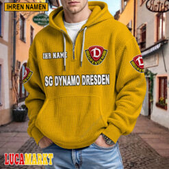 SG Dynamo Dresden - Waffel-Hoodie Neue Edition mit Ihrem Namen