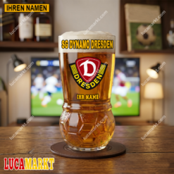 SG Dynamo Dresden - Fußball Bierglas Limitierte Auflage mit Ihrem Namen