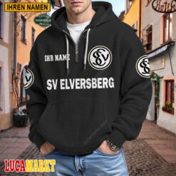 SV Elversberg - Waffel-Hoodie Neue Edition mit Ihrem Namen