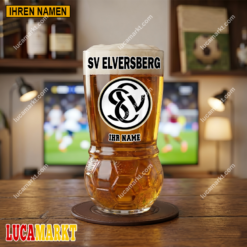 SV Elversberg - Fußball Bierglas Limitierte Auflage mit Ihrem Namen