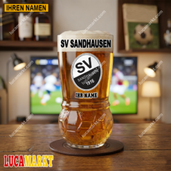 SV Sandhausen - Fußball Bierglas Limitierte Auflage mit Ihrem Namen