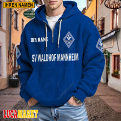 SV Waldhof Mannheim 07 - Waffel-Hoodie Neue Edition mit Ihrem Namen