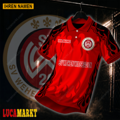 SV Wehen Wiesbaden - Polo Hemd Neuer Stil mit Ihrem Namen