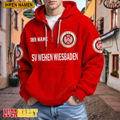 SV Wehen Wiesbaden - Waffel-Hoodie Neue Edition mit Ihrem Namen