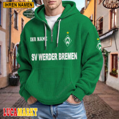 SV Werder Bremen - Waffel-Hoodie Neue Edition mit Ihrem Namen