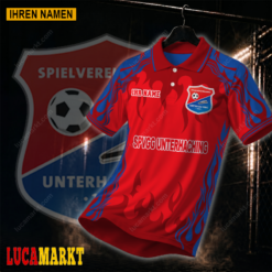 SpVgg Unterhaching - Polo Hemd Neuer Stil mit Ihrem Namen
