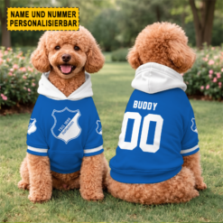 TSG 1899 Hoffenheim - Hundehoodie Sonderausgabe mit Individueller Name Nummer