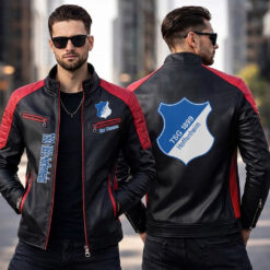 TSG 1899 Hoffenheim – Slim-Fit-Lederjacke Sonderedition mit Ihrem Namen