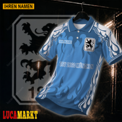 TSV 1860 München - Polo Hemd Neuer Stil mit Ihrem Namen