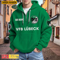 VfB Lübeck - Waffel-Hoodie Neue Edition mit Ihrem Namen