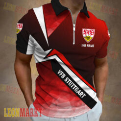 VfB Stuttgart - Reißverschluss Poloshirt Limitierte Auflage mit Ihrem Namen