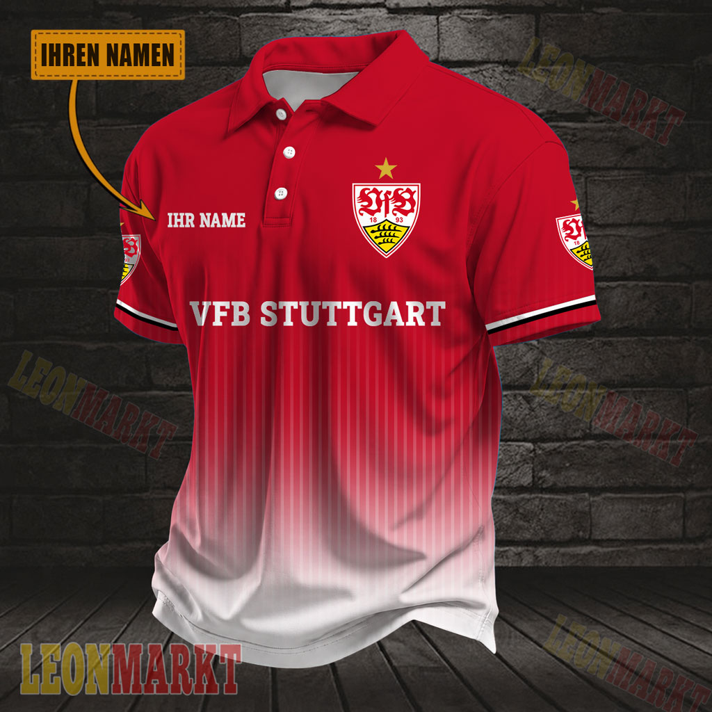 VfB Stuttgart – Polo Hemd Limitierte Auflage mit Ihrem Namen VfB Stuttgart – Polo Hemd Limitierte Auflage mit Ihrem Namen
