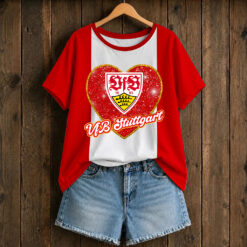 VfB Stuttgart – T-Shirt Herz-Design