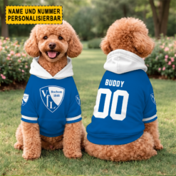 VfL Bochum 1848 - Hundehoodie Sonderausgabe mit Individueller Name Nummer