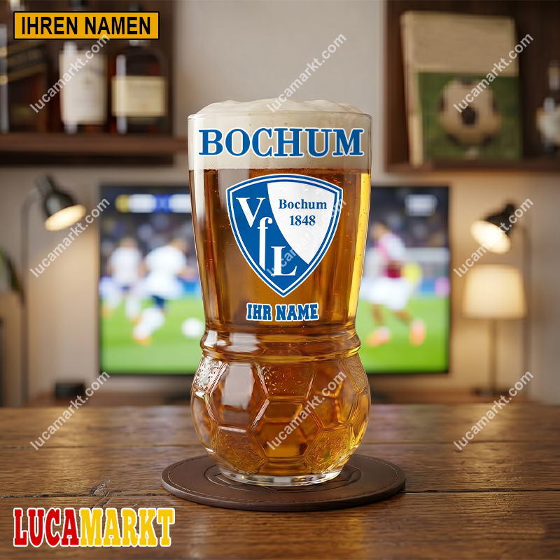 VfL Bochum 1848 – Fußball Bierglas Limitierte Auflage mit Ihrem Namen VfL Bochum 1848 – Fußball Bierglas Limitierte Auflage mit Ihrem Namen