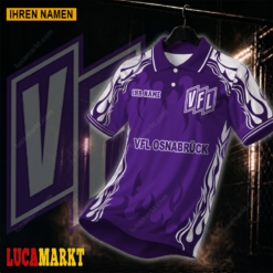 VfL Osnabrück - Polo Hemd Neuer Stil mit Ihrem Namen