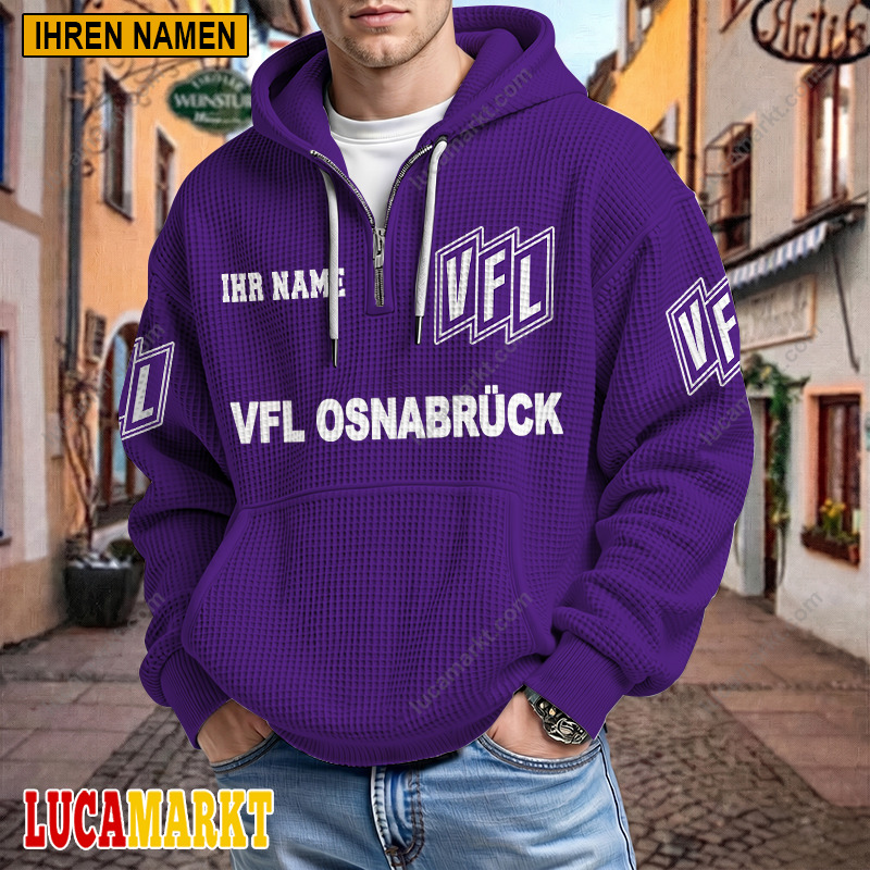 VfL Osnabrück – Waffel-Hoodie Neue Edition mit Ihrem Namen