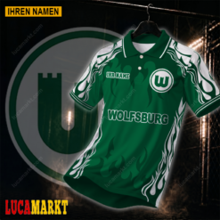 VfL Wolfsburg - Polo Hemd Neuer Stil mit Ihrem Namen