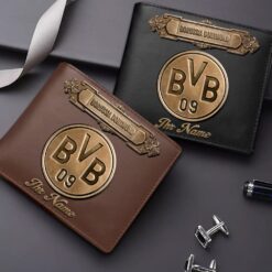 Borussia Dortmund II - Ledergeldbörse Neue Ausgabe mit Ihrem Namen