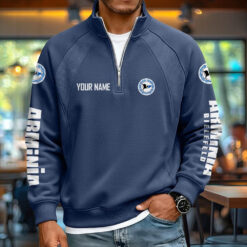 DSC Arminia Bielefeld - Pullover mit Reißverschluss Neue Version mit Ihrem Namen