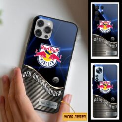 EHC Red Bull München - Handyhülle Limitierte Auflage mit Ihrem Namen