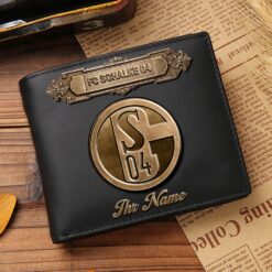 FC Schalke 04 - Ledergeldbörse Neue Ausgabe mit Ihrem Namen
