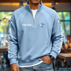 FC Schalke 04 - Pullover mit Reißverschluss Neue Version mit Ihrem Namen