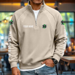 Hannover 96 – Pullover mit Reißverschluss Neue Version mit Ihrem Namen
