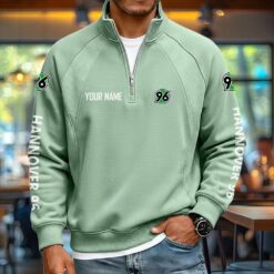 Hannover 96 - Pullover mit Reißverschluss Neue Version mit Ihrem Namen