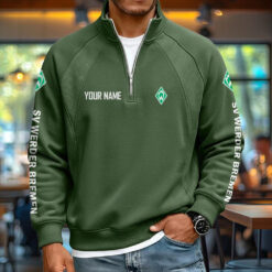 SV Werder Bremen - Pullover mit Reißverschluss Neue Version mit Ihrem Namen