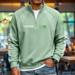 VfL Wolfsburg - Pullover mit Reißverschluss Neue Version mit Ihrem Namen