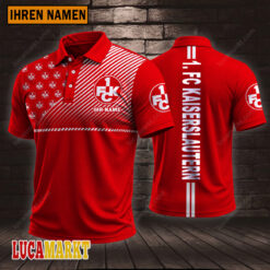 1. FC Kaiserslautern - Polo Hemd Sportausgabe Stil mit Ihrem Namen