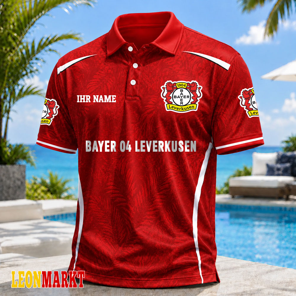 Bayer 04 Leverkusen – Outfit für den Alltag Limitierte Auflage mit Ihrem Namen Bayer 04 Leverkusen – Outfit für den Alltag Limitierte Auflage mit Ihrem Namen