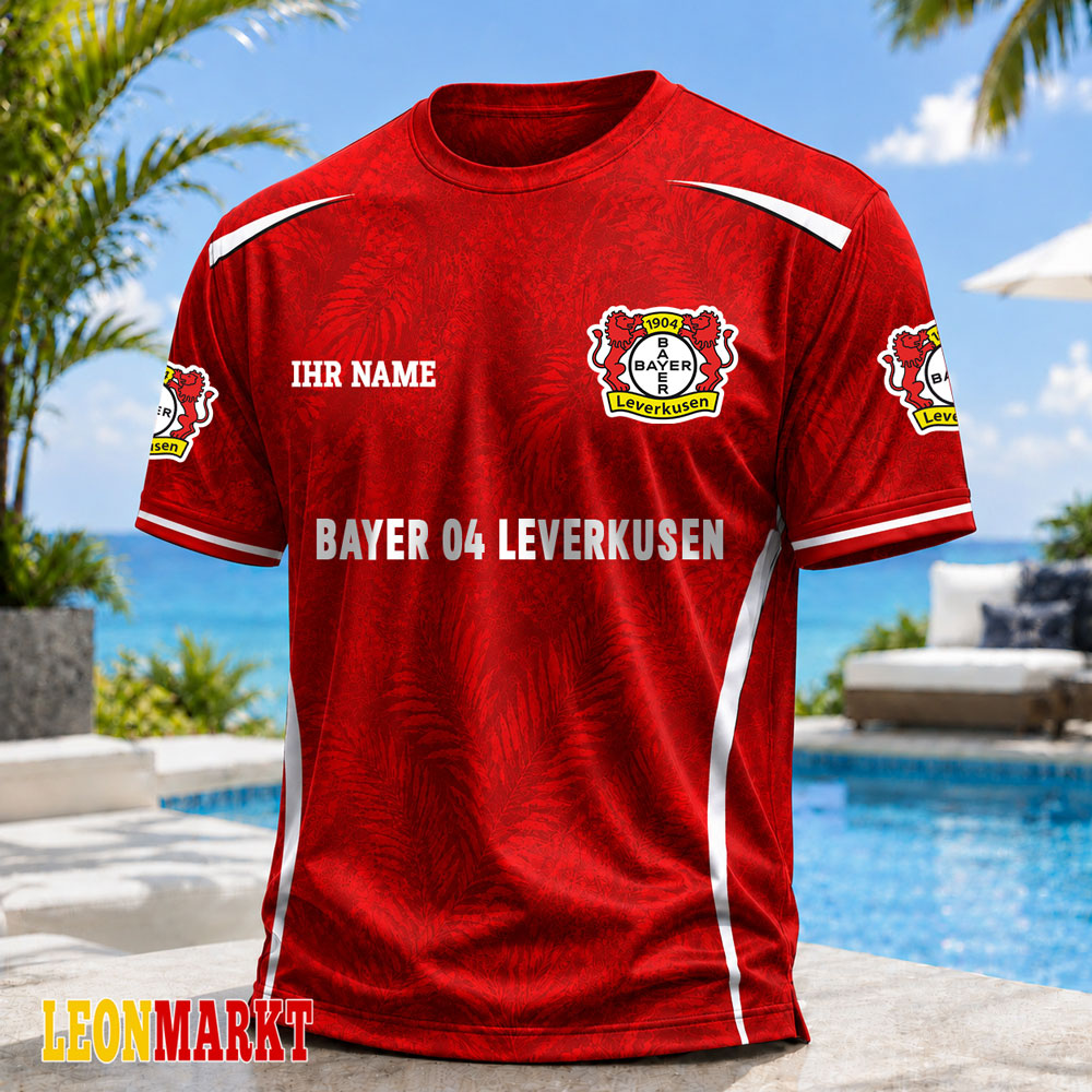 Bayer 04 Leverkusen – Outfit für den Alltag Limitierte Auflage mit Ihrem Namen Bayer 04 Leverkusen – Outfit für den Alltag Limitierte Auflage mit Ihrem Namen
