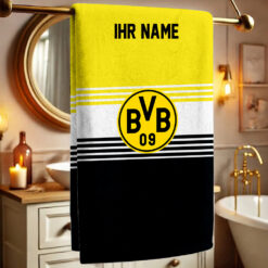 Borussia Dortmund – Bath Towel Premium mit Ihrem Namen