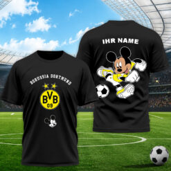 Borussia Dortmund – T-Shirt Mickey mit Ihrem Namen