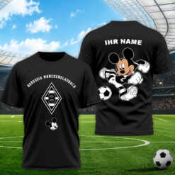 Borussia Mönchengladbach – T-Shirt Mickey mit Ihrem Namen