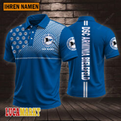 DSC Arminia Bielefeld - Polo Hemd Sportausgabe Stil mit Ihrem Namen