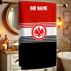 Eintracht Frankfurt – Bath Towel Premium mit Ihrem Namen