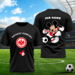 Eintracht Frankfurt – T-Shirt Mickey mit Ihrem Namen