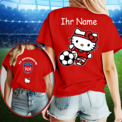 FC Heidenheim – T-Shirt Hello Kitty mit Ihrem Namen