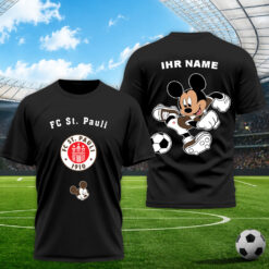 FC St. Pauli – T-Shirt Mickey mit Ihrem Namen