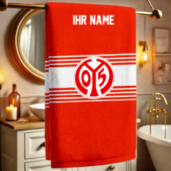 FSV Mainz 05 – Bath Towel Premium mit Ihrem Namen