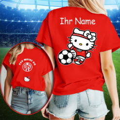 FSV Mainz 05 – T-Shirt Hello Kitty mit Ihrem Namen