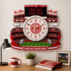 Fortuna Düsseldorf - Holzwanduhr Limitierte Auflage